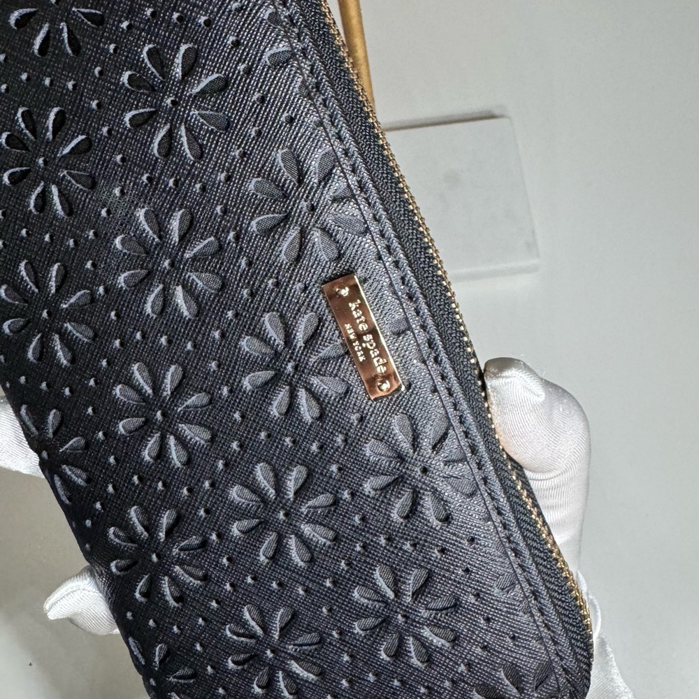 Kate Spade Cedar Street Perforated Leather Lacey Wallet - Picture 3 of 14
